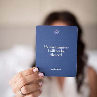 Positive Jewish Affirmations Card Deck - The Weitzman Museum Store - 