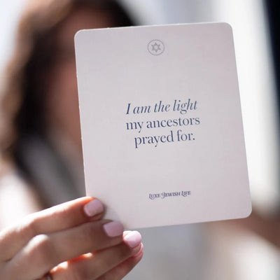 Positive Jewish Affirmations Card Deck - The Weitzman Museum Store - 