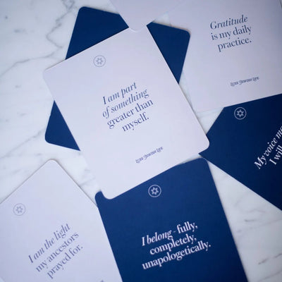 Positive Jewish Affirmations Card Deck - The Weitzman Museum Store - 