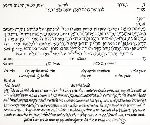 Prayer Shawl Ketubah by Leah Sosewitz - The Weitzman Museum Store - 0 - 13