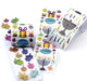 Prismatic Hanukkah Sticker Rolls - Set of 4 - The Weitzman Museum Store - 7 - 847384016908