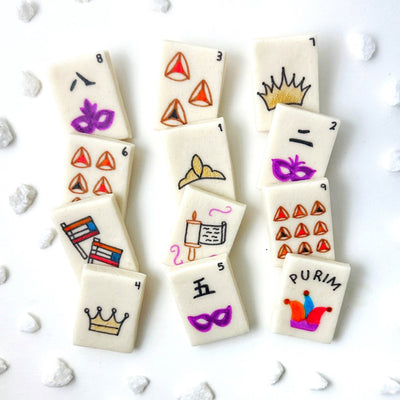 Purim Mahjong Tiles - The Weitzman Museum Store - sku-47843459367137