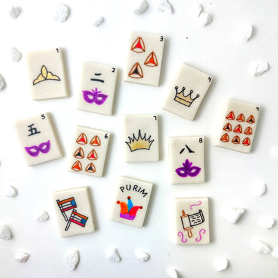Purim Mahjong Tiles - The Weitzman Museum Store - sku-47843459367137