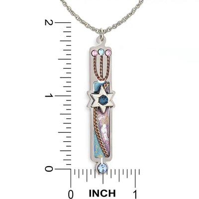 Purple Mezuzah Necklace - The Weitzman Museum Store - 1430380 - (1430618PU on website)
