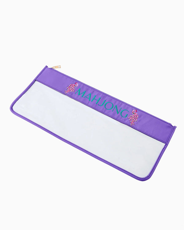 Purple Peacock Mahjong Bag - The Weitzman Museum Store - OMM339