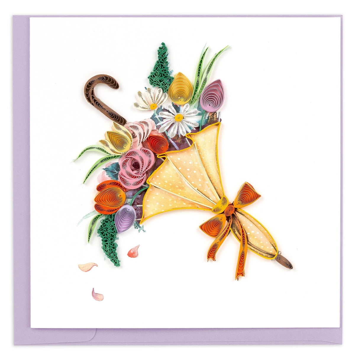 Quilled April Showers Greeting Card - The Weitzman Museum Store - BL1509