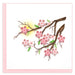 Quilled Cherry Blossoms Greeting Card - The Weitzman Museum Store - bl1408