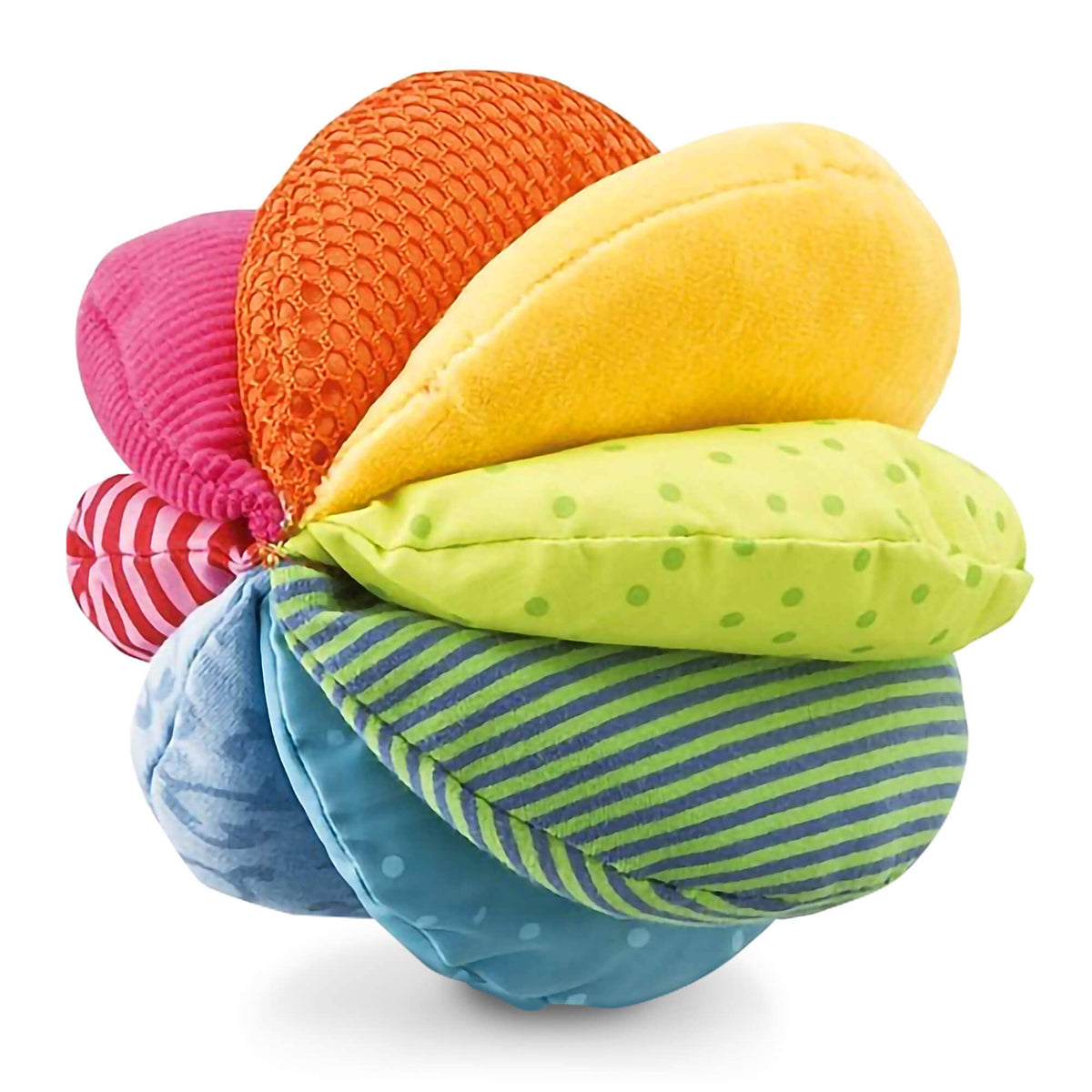Rainbow Fabric Baby Ball - The Weitzman Museum Store - 3672