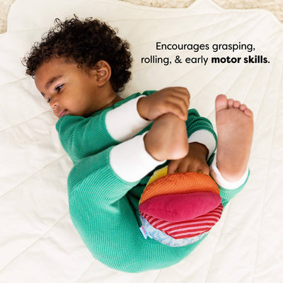 Rainbow Fabric Baby Ball - The Weitzman Museum Store - 3672