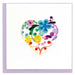 Rainbow Heart Quilling Card - The Weitzman Museum Store - LV242