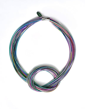 Rainbow Large Knot Necklace - The Weitzman Museum Store - L48K