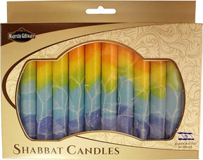 Rainbow Shabbat Candles - The Weitzman Museum Store - SC - SHSF - O