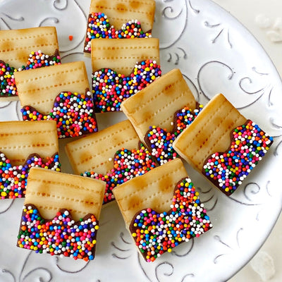 Rainbow Sprinkle Matzah Marzipan - The Weitzman Museum Store - sku-31822431256653