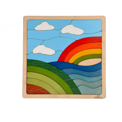 Rainbow Wood Puzzle - The Weitzman Museum Store - EKP01001