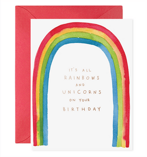 Rainbows & Unicorns Card - The Weitzman Museum Store - FL141