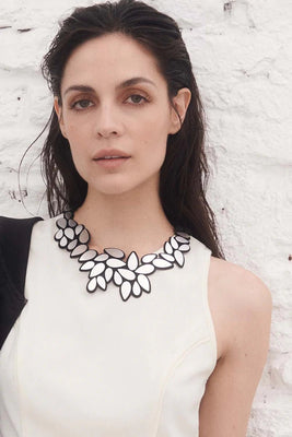 Raindrop Necklace Large - Silver - The Weitzman Museum Store - 