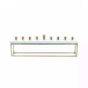 Rectangular Golden Menorah - The Weitzman Museum Store - 167201
