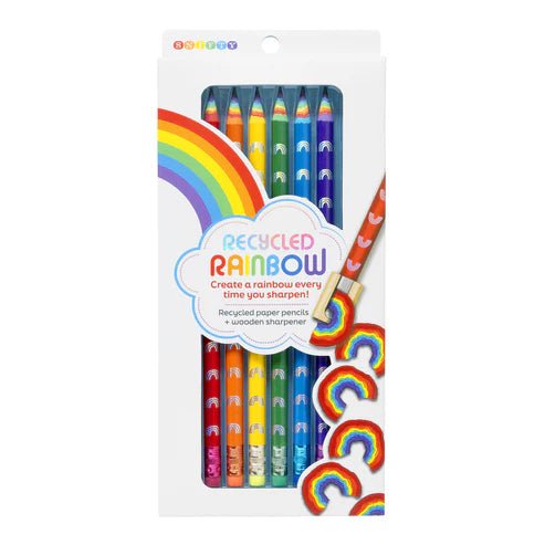 Recycled Rainbow Pencils - The Weitzman Museum Store - SPRR01