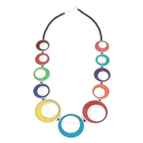 Resinique Chain Necklace - Multi - Color - The Weitzman Museum Store - RE035MC