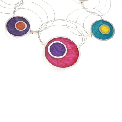 Resinique Interlocking Circles Necklace - The Weitzman Museum Store - W - RE034MC