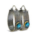 Ribbed Hoops with Stone - The Weitzman Museum Store - 7 - 847384019350