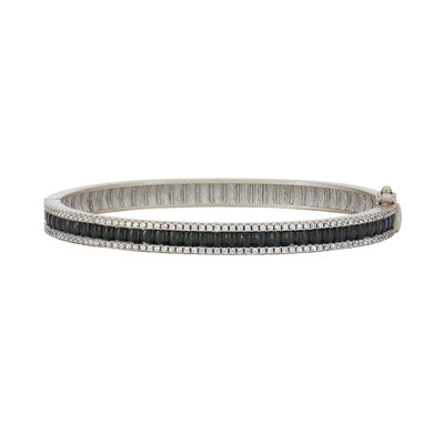 Ribbed Metro Hinged Bangle - The Weitzman Museum Store - IFPKZB84 - H