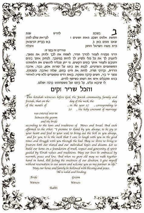 Ribbons Ketubah by Cindy Michael - The Weitzman Museum Store - 2 - 01