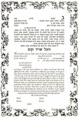 Ribbons Ketubah by Cindy Michael - The Weitzman Museum Store - 2 - 01