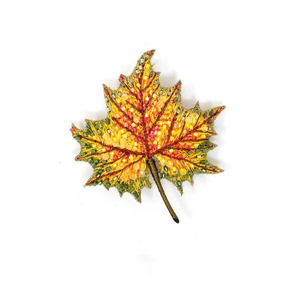 River Maple Leaf Brooch Pin - The Weitzman Museum Store - TL-B-1053