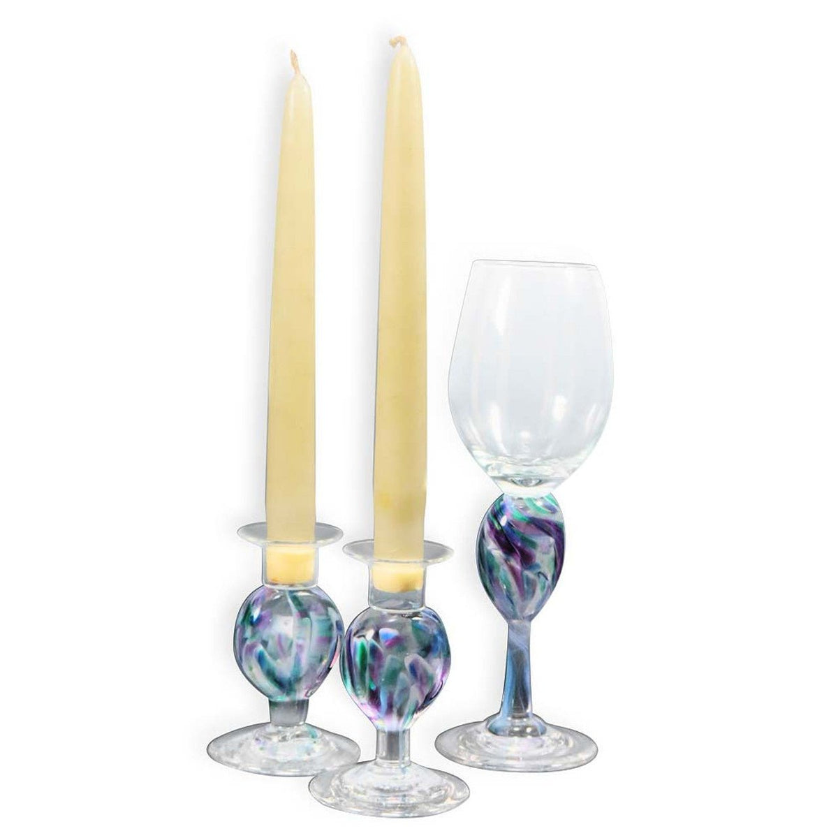 Rosetree Shabbat Set Breaking Glass Keepsake - The Weitzman Museum Store - 