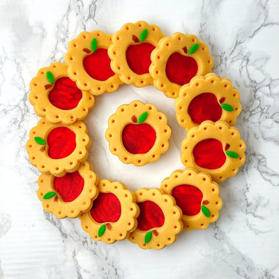 Rosh Hashanah Linzer Apples - The Weitzman Museum Store - sku - 46613867725025