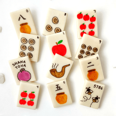 Rosh Hashanah Mahjong Tiles - The Weitzman Museum Store - sku - 46580504559841