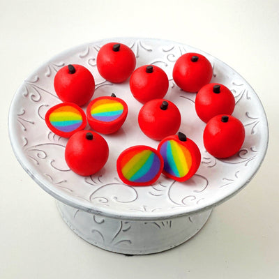 Rosh Hashanah Rainbow Apple "Truffles" - The Weitzman Museum Store - sku - 43960228544737