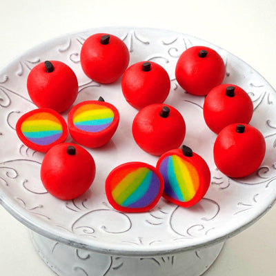Rosh Hashanah Rainbow Apple "Truffles" - The Weitzman Museum Store - sku - 43960228544737