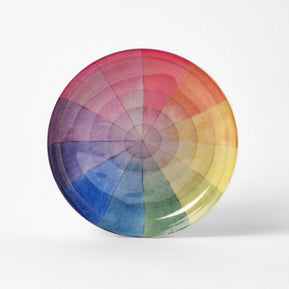 Round Enamel Tray - Vintage Colour Wheel - The Weitzman Museum Store - COC019-TRY-GFT