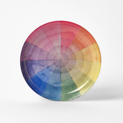 Round Enamel Tray - Vintage Colour Wheel - The Weitzman Museum Store - COC019-TRY-GFT