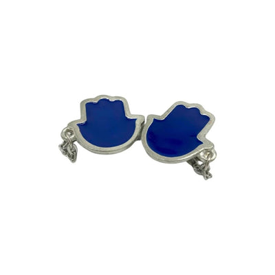 Royal Blue Hamsa Tallit Clip - The Weitzman Museum Store - 7-847384015525