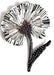 Ruffle Flower Brooch - The Weitzman Museum Store - TL - B - 143