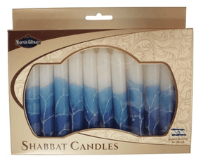 Safed White Turquoise Candles - The Weitzman Museum Store - SC - SHWT - T