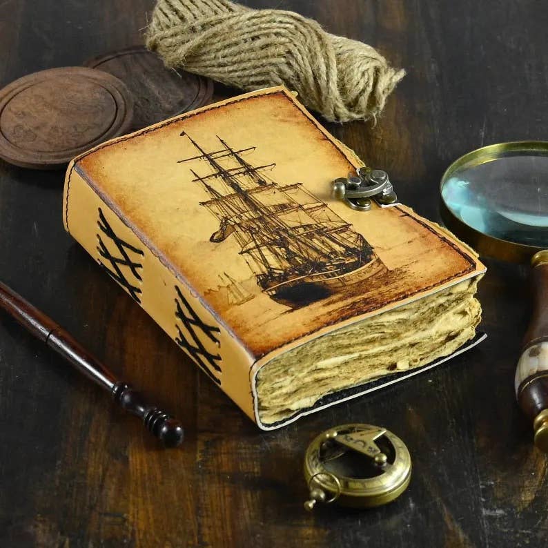 Sailing Ship Journal Notebook - The Weitzman Museum Store - 