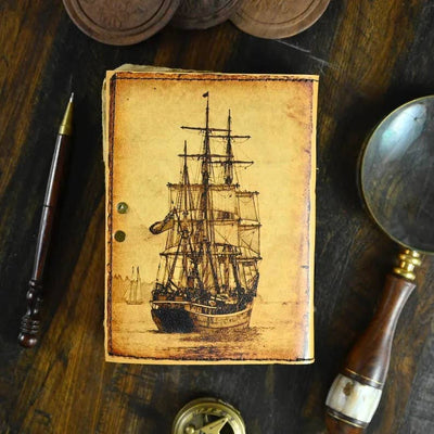Sailing Ship Journal Notebook - The Weitzman Museum Store - 