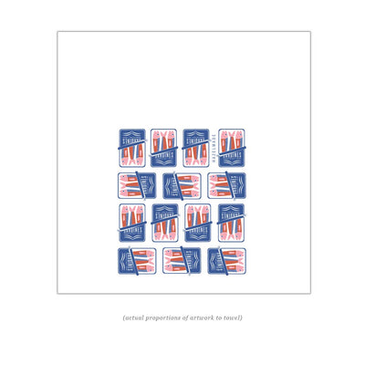 Sardines Tea Towel - The Weitzman Museum Store - KT901