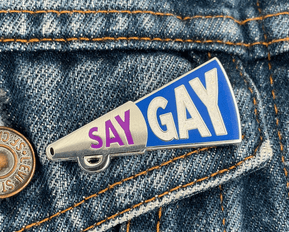 Say Gay Pin - The Weitzman Museum Store - 7 - 847384018203