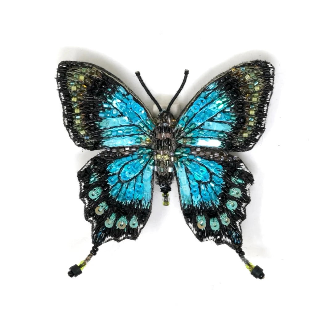 Sea Green Swallowtail Brooch Pin - The Weitzman Museum Store - TL-B-1018