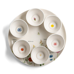Seder Plate Flowers - 24.5CM - The Weitzman Museum Store - 710349