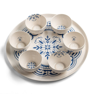 Seder Plate White - 30CM - The Weitzman Museum Store - 710348