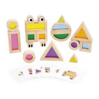 Sensory Translucent Stacking Blocks - The Weitzman Museum Store - J05306