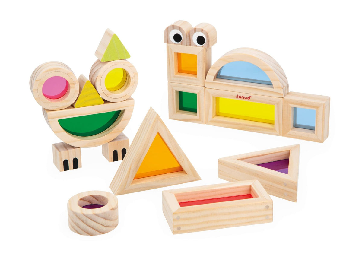 Sensory Translucent Stacking Blocks - The Weitzman Museum Store - J05306