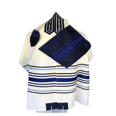 Shades of Blue Tallit - The Weitzman Museum Store - ADEB991