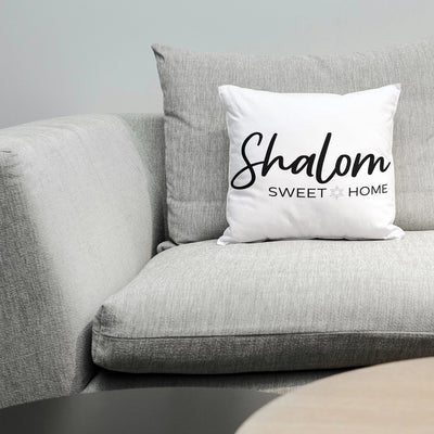 Shalom Sweet Home Throw Pillow - The Weitzman Museum Store - 